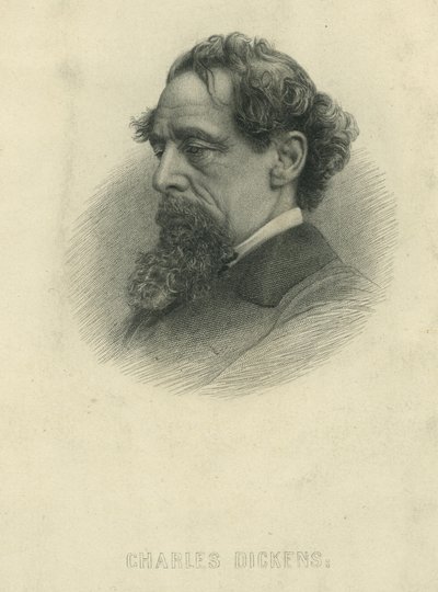 Charles Dickens - Porträtbüste von Herbert Watkins